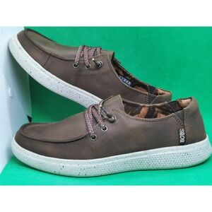 Skechers Women's Bobs Skipper Sandbar Social Sneaker Size 9 Brown
